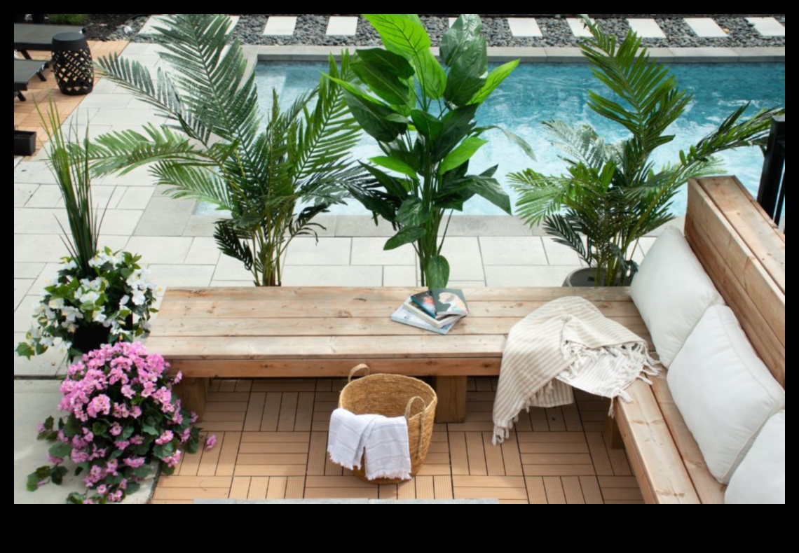 Greenery Glam: ridică-ți grădina cu accente confortabile